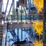 At only 3’1″ wide, it can fit through single and double doors to access the interior of an atrium